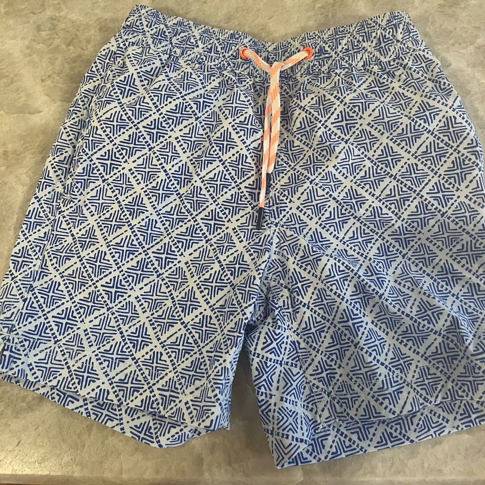 Crewcuts Medallion Print Swim Trunks
